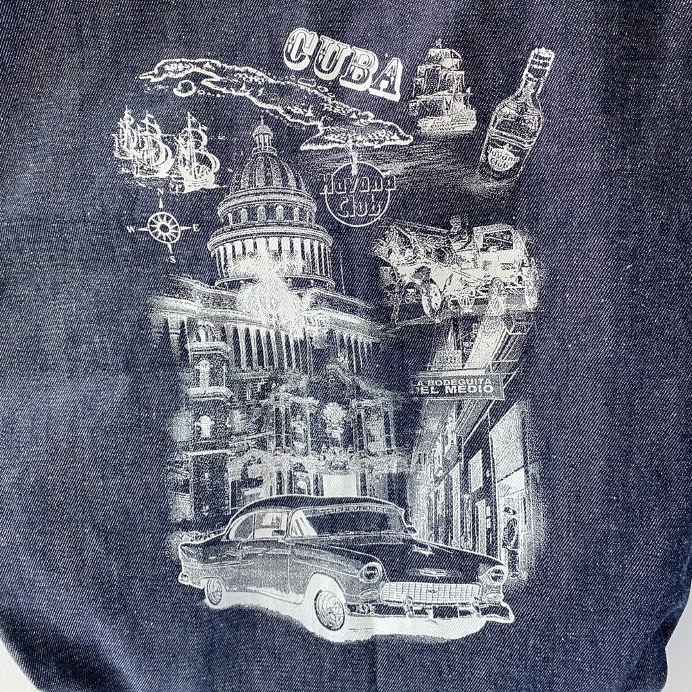 Cuba Jeans Canvas Tote Bag - Picture 3 of 8